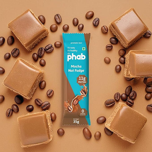 Phab Mocha Nut Fudge Protein Bars